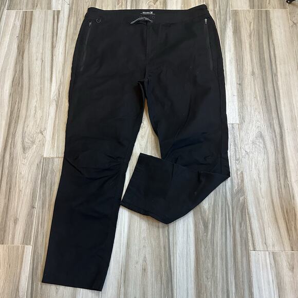 Roark Layover Pants 2.0 Drawstring Black Mens Size 38X29 Outdoor Hiking Casual - Picture 1 of 6
